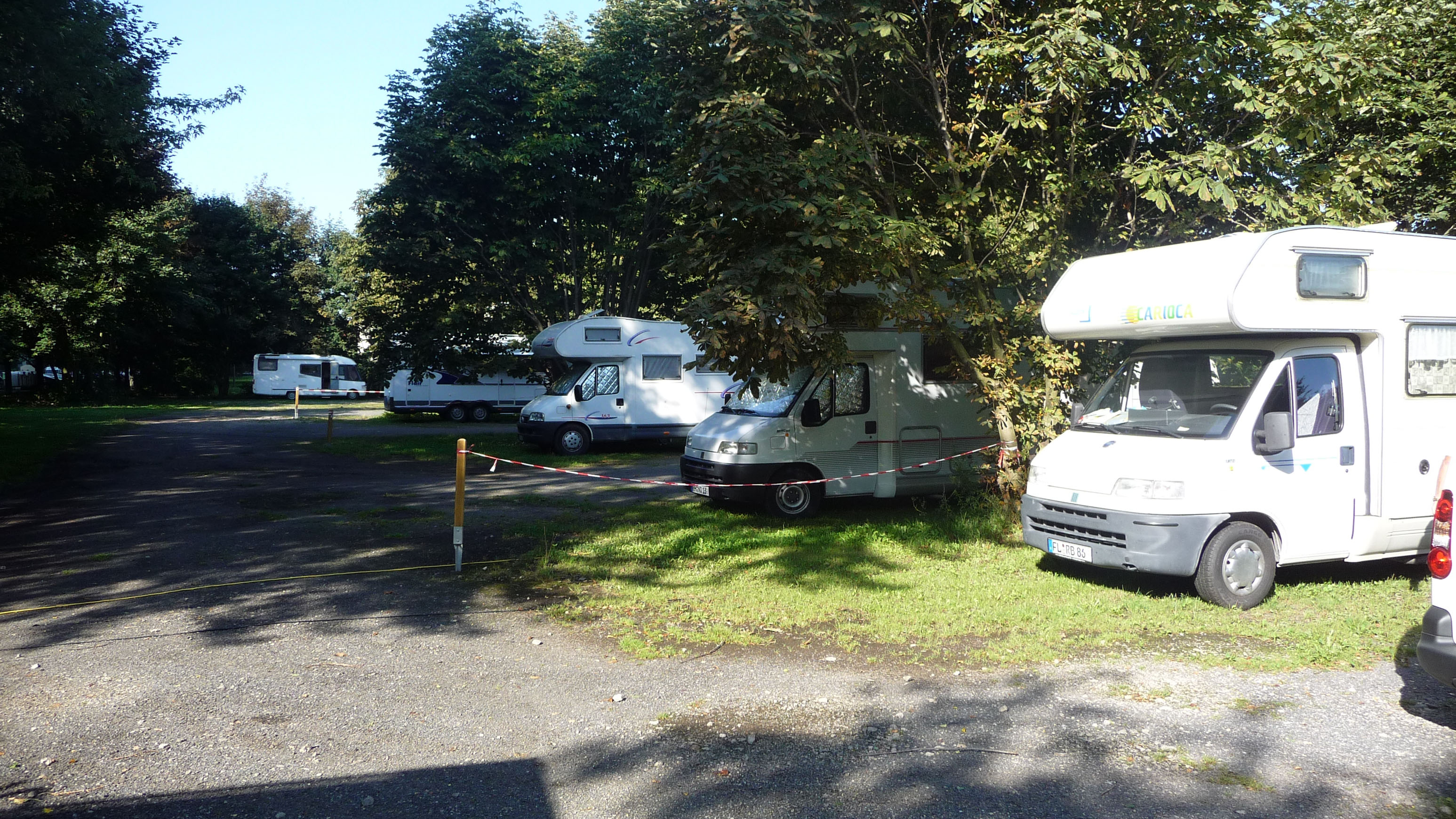 WohnmobilstellplatzSachsenplatz Der Stellplatz